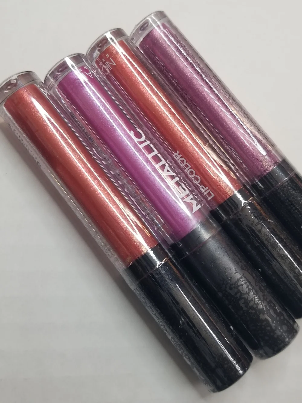Metallic Lip Color Set - Purple & Pink Metallic Shades  Brand Name  NICKAK.